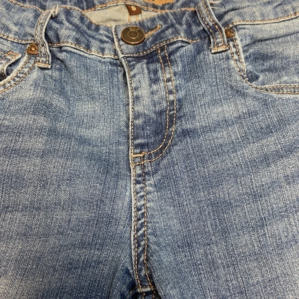 Kut from the Kloth Mid Rise Denim Bermuda Shorts